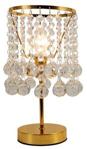 REALITY London crystal Table lamp,shiney black or shiney goldCrystal hanging beads1*E14 Max.40W,bulb excl.Dia:16cm. H:15cmbase base Dia:12cm Total H:3