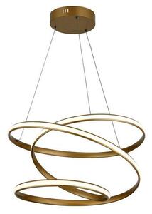 REALITY Rollercoaster LED pendant lightAlu, and Silicon and IronPainting Gold finishLED 50W with 80lm/W;A+ 2years warranty; A+4000K dimmable w remote 