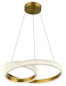 REALITY Auxerre LED pendant lightalu gold galvanizedIron and Alu and acrylicLED 36W 4000K25000hours, CRI≧80;D495xH1200mm - REAL-337101-32