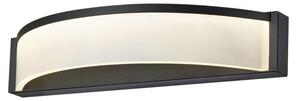 REALITY cornelia LED wall lampsteel+alu. Sand black, with acrylic frostedLED 10W 4000K lamp size W360*E130*H70MM. 5 years guarantee - REAL-230601-30