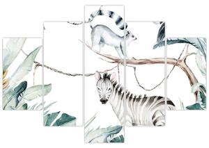 Kép - egzotikus állatok (150x105 cm)