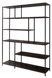 Slim Line polcos állvány fekete 185x135 cm