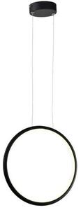REALITY Ragi Modern Pendant LightAlu. and Glass and IronMatt BlackLED 4000K 18W; 80lm/W;25000hours;CRI≧80; A+Overallsize:W330xH1200mm - REAL-334601-02