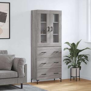 VidaXL szürke sonoma szerelt fa magasszekrény 69,5 x 34 x 180 cm
