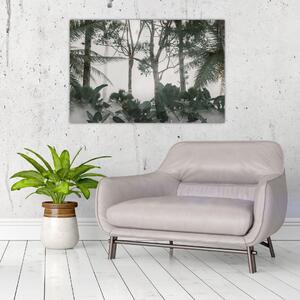 Kép - dzsungel a reggeli ködben (90x60 cm)