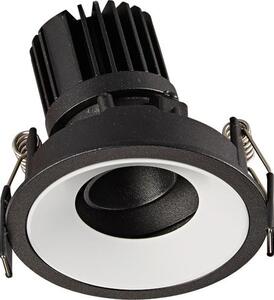 MaxLight H0107 OPRAWA WPUSTOWA GALEXO LED 7W CZARNA - MAX-H0107
