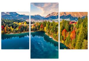 Kép - Urisee-tó, Ausztria (90x60 cm)