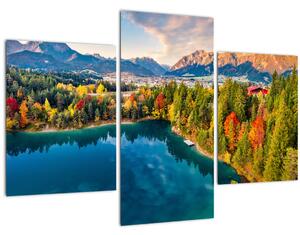 Kép - Urisee-tó, Ausztria (90x60 cm)