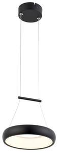 REALITY Thea Pendant lamp, Alu.and Acrylic and Ironsand BlackLED 12W; 4000K; 80lm/W;25000hours;CRI≧80;A+Size:D200xH1000mm - REAL-338201-30