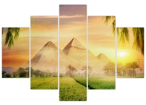 Kép - piramisok (150x105 cm)