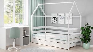 Comfio ház alakú gyerekágy 80x180 - fehér