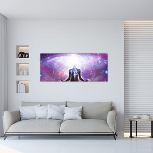 Kép - Kapcsolat az univerzummal (120x50 cm)