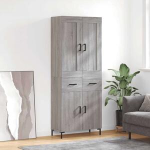 VidaXL szürke sonoma szerelt fa magasszekrény 69,5 x 34 x 180 cm