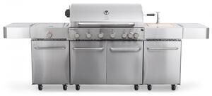 G21 Nevada BBQ konyha Premium Line gázgrill, 8 égőfej + ajándék nyomáscsökkentő
