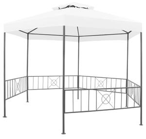 VidaXL fehér kerti pavilon 323 x 275 x 265 cm 180 g/m²