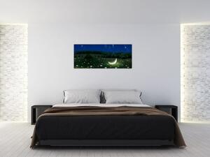 Kép - zuhanó égbolt (120x50 cm)