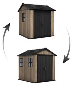 Keter Apex 7,5 x 7 Ashwood kerti ház, padlóval