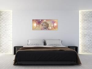 Kép - Mandala elemekkel (120x50 cm)