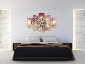Kép - Mandala elemekkel (150x105 cm)