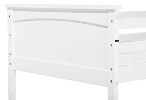 Emeletes ágy 90 cm RADIN (ágyráccsal) (fehér). 1007443
