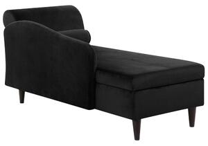 Pihenő fotel LUISSIANA (textil) (fekete) (J). 1019004