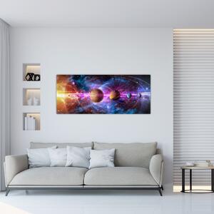 Kép - Naprendszer (120x50 cm)