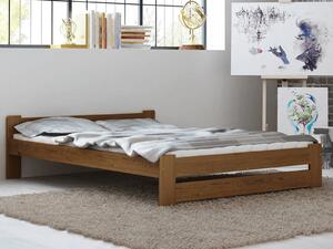 Fa ágy 140x200 Euro tölgy