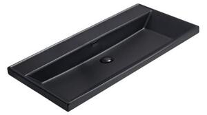 Cabinet washbasin SAT B-Way 101x46,5 cm black matt SATBW10046BKM