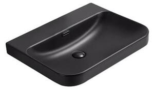 Cabinet washbasin SAT Fusion 60,5x46 cm black matt SATBW6046BKM