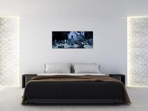 Kép - sötét éjszaka (120x50 cm)