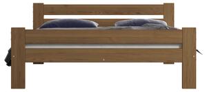 Fa ágy 120x200cm Kenta VitBed tölgy