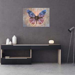 Kép - Steampunk pillangó (70x50 cm)