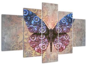 Kép - Steampunk pillangó (150x105 cm)