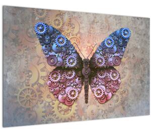 Kép - Steampunk pillangó (90x60 cm)