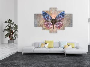 Kép - Steampunk pillangó (150x105 cm)