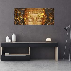 Kép - arany Buddha (120x50 cm)