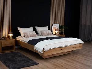 Tölgyfa lebegő ágy 160x200 cm Bergamo