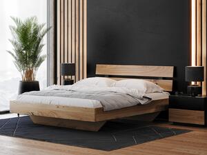 Tölgyfa lebegő ágy 140x200 cm Rossano