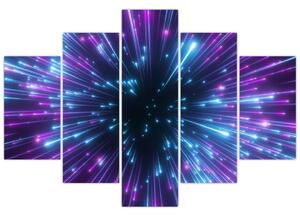 Kép - Neon tér (150x105 cm)