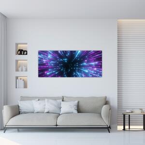 Kép - Neon tér (120x50 cm)