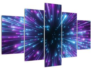 Kép - Neon tér (150x105 cm)