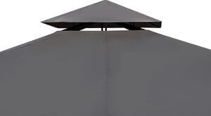 VidaXL sötétszürke pavilon tetővel 3 x 4 m