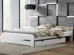 Fa ágy 120x200 Euro fehér