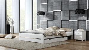 Fa ágy 140x200 Euro fehér