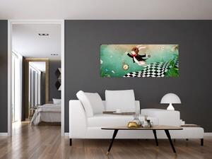 Kép - fantázia nyuszi (120x50 cm)