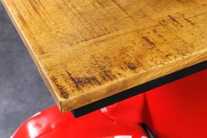 Design bárasztal Fahima 174 cm piros