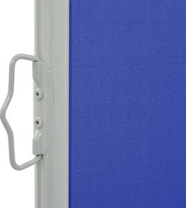 VidaXL kék behúzható oldalsó teraszi napellenző 100 x 300 cm