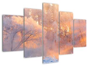 Kép - fagyos hajnal (150x105 cm)