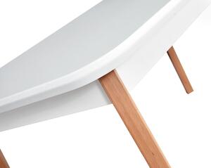 MEBLINE Asztal OSLO 7 80x140/180cm természetes furnér
