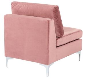 Sarok ülőgarnitúra zsámollyal Eldridge (rózsaszín) (J). 1078801